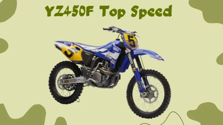 YZ450F Top Speed