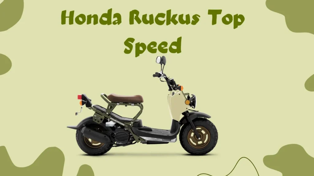 Honda Ruckus Top Speed