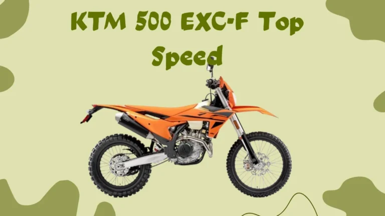 KTM 500 EXC-F Top Speed